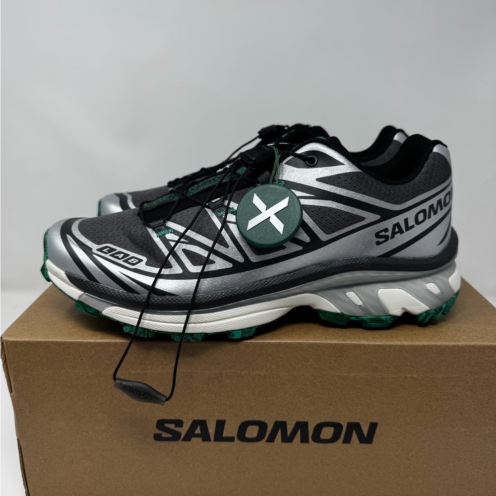 Salomon Green and Silver XT-6 x END Sneakers - Women’s 8/Men’s 6.5